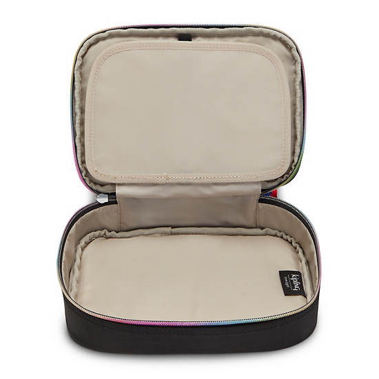 Kipling 100 Pens Case Bags Truly Black Rainbow | CA 1886PJ